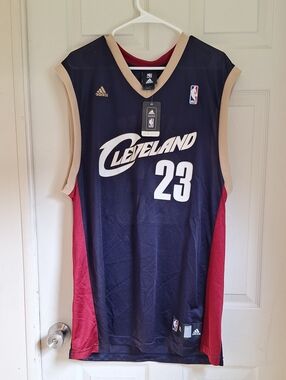 Authentic Vintage 2009 LeBron James Cleveland Cavaliers Adidas Jersey Navy XL
